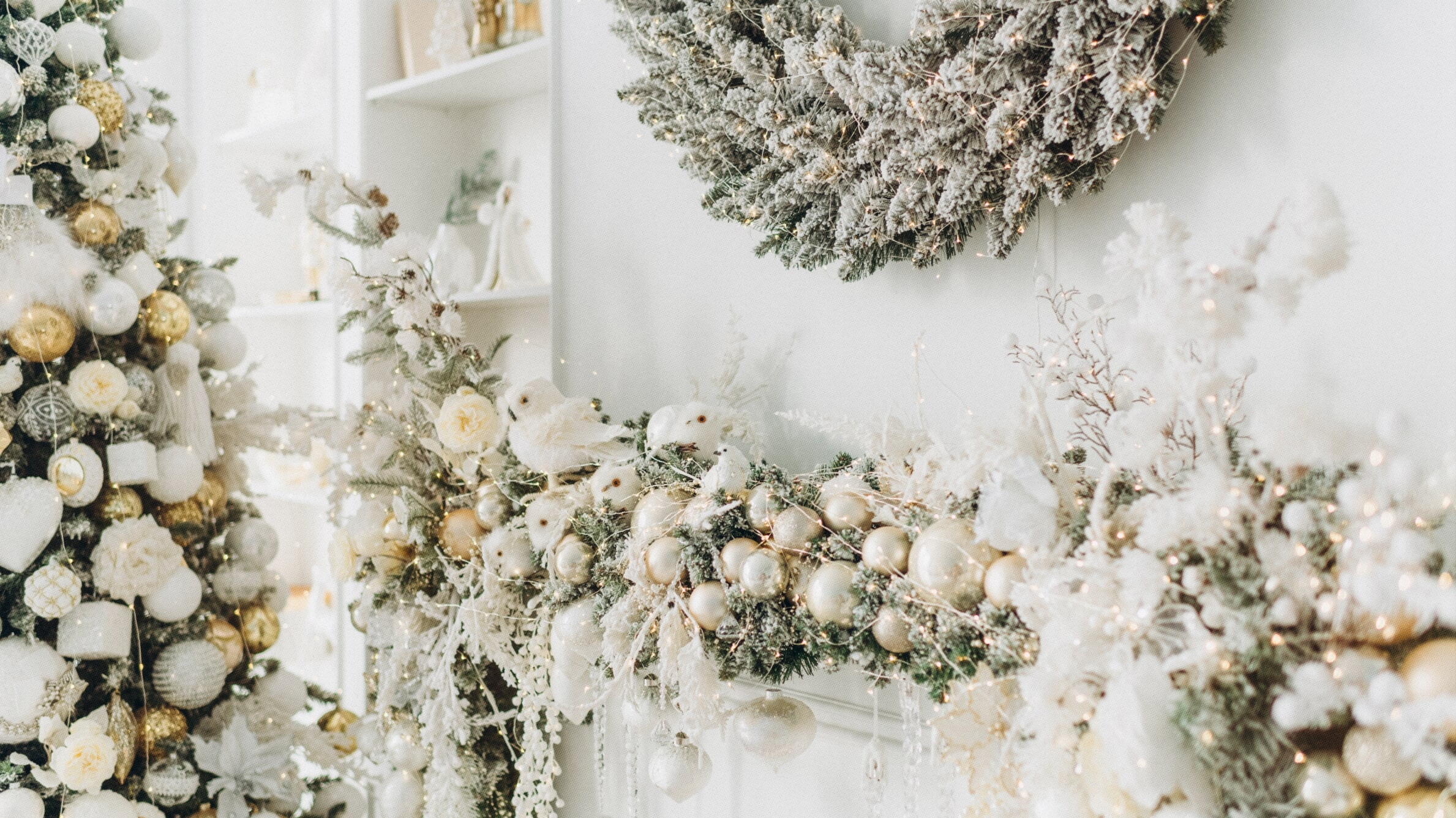 White christmas decor ideas