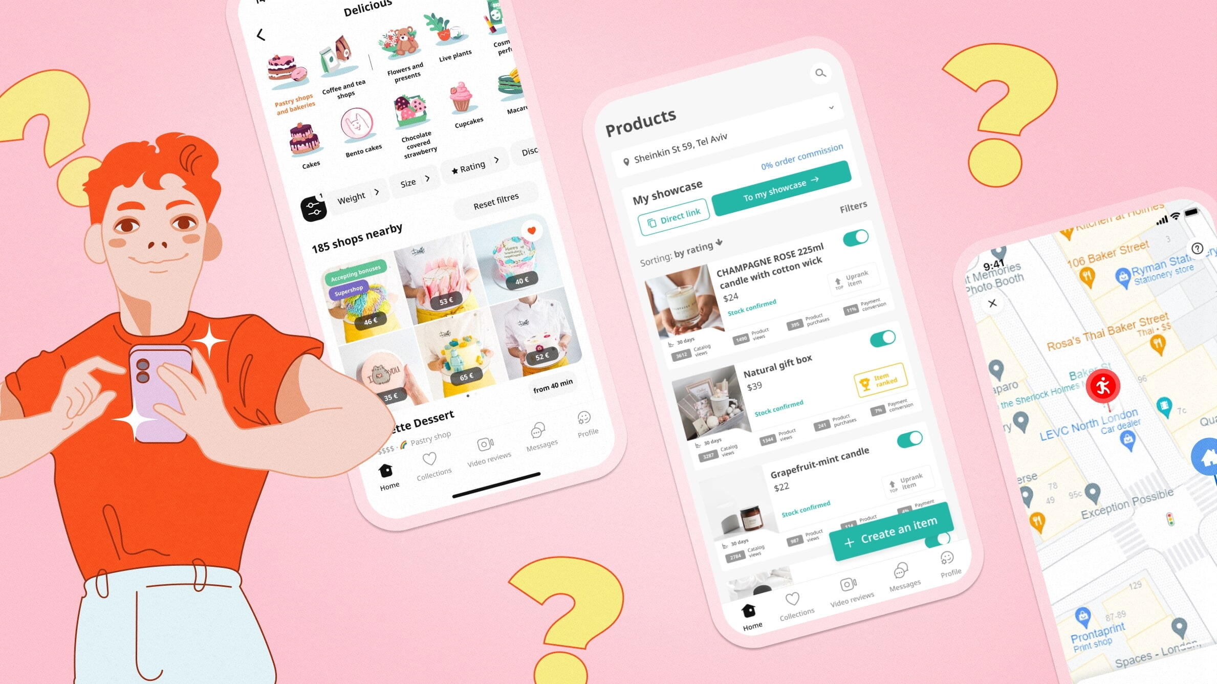 App Flowwow for sellers, couriers and shoppers