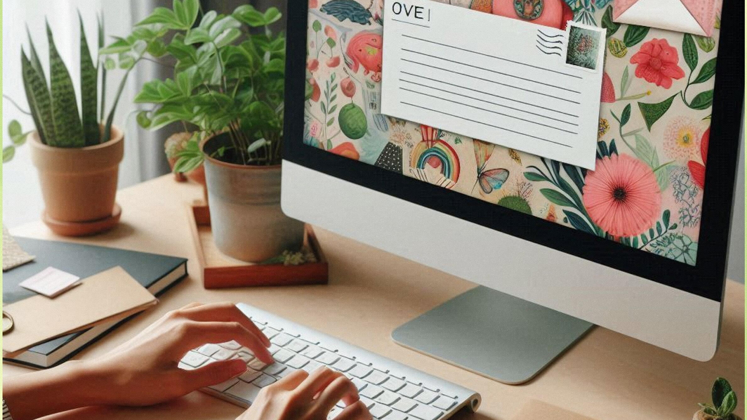 Replace a paper postcard with a digital greeting