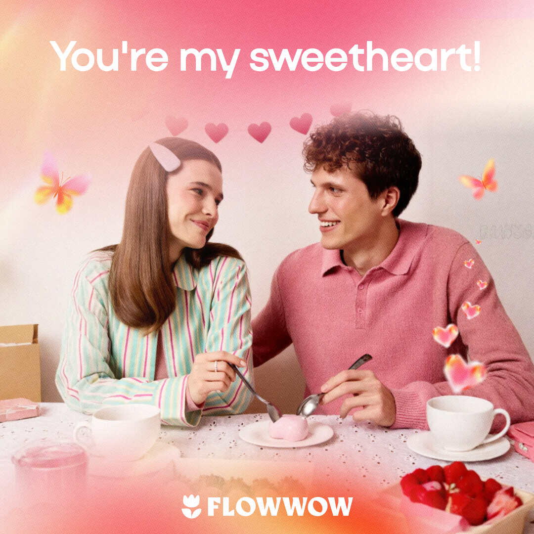 Electronic valentines day cards