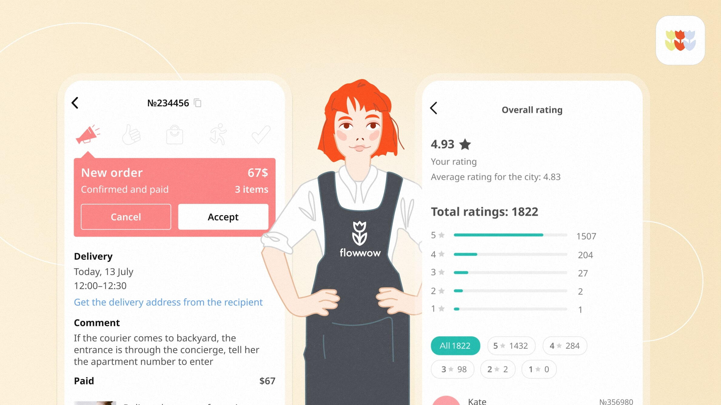 Flowwow App for Shops