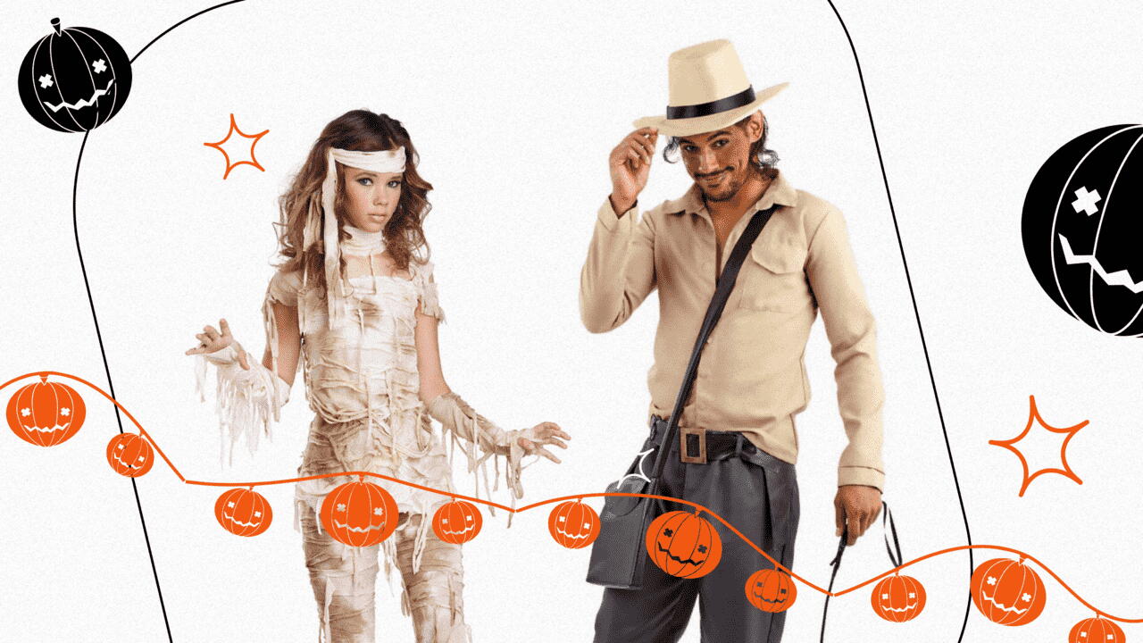 Mummy and Archaeologist