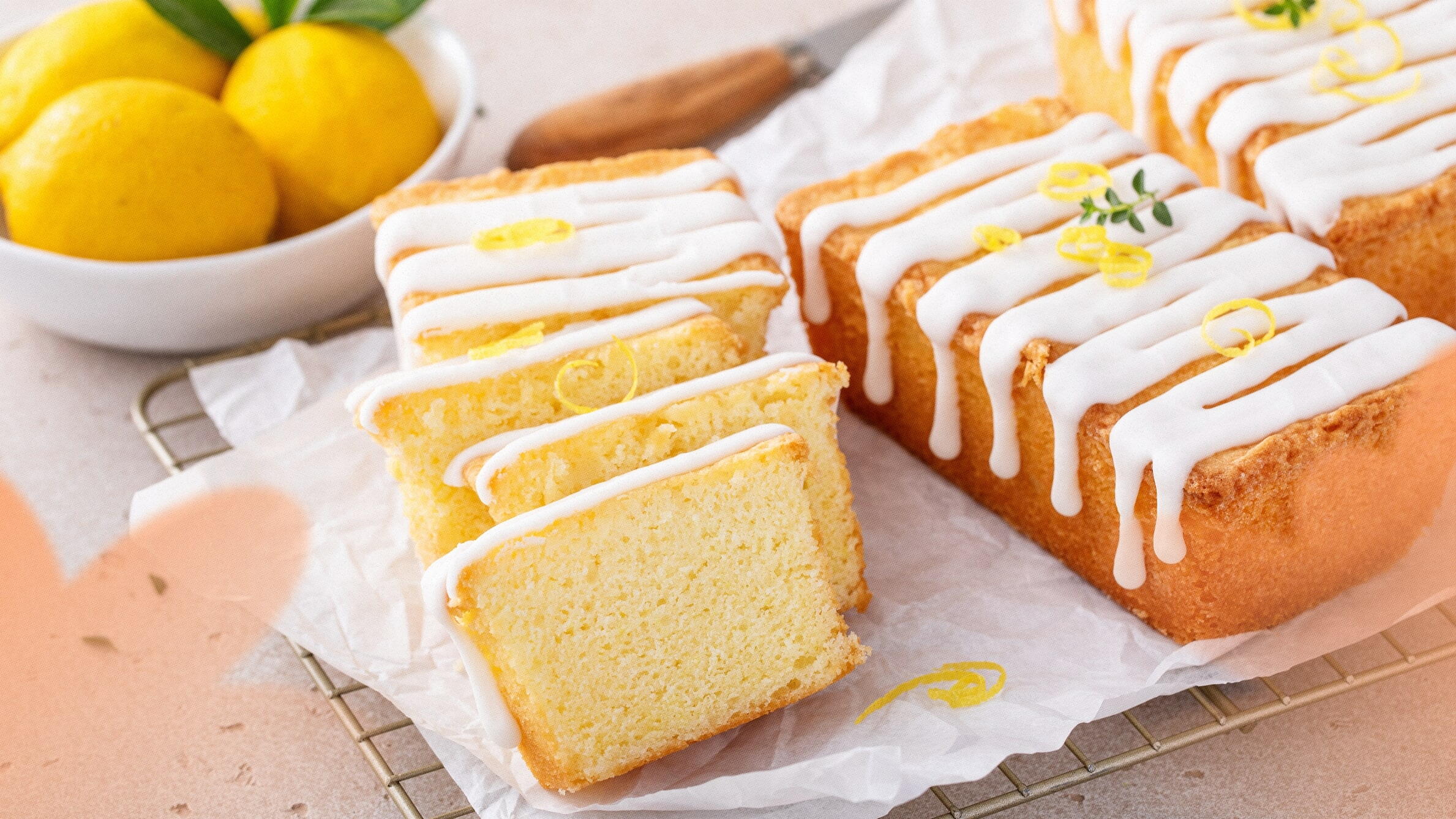 Lemon drizzle cake