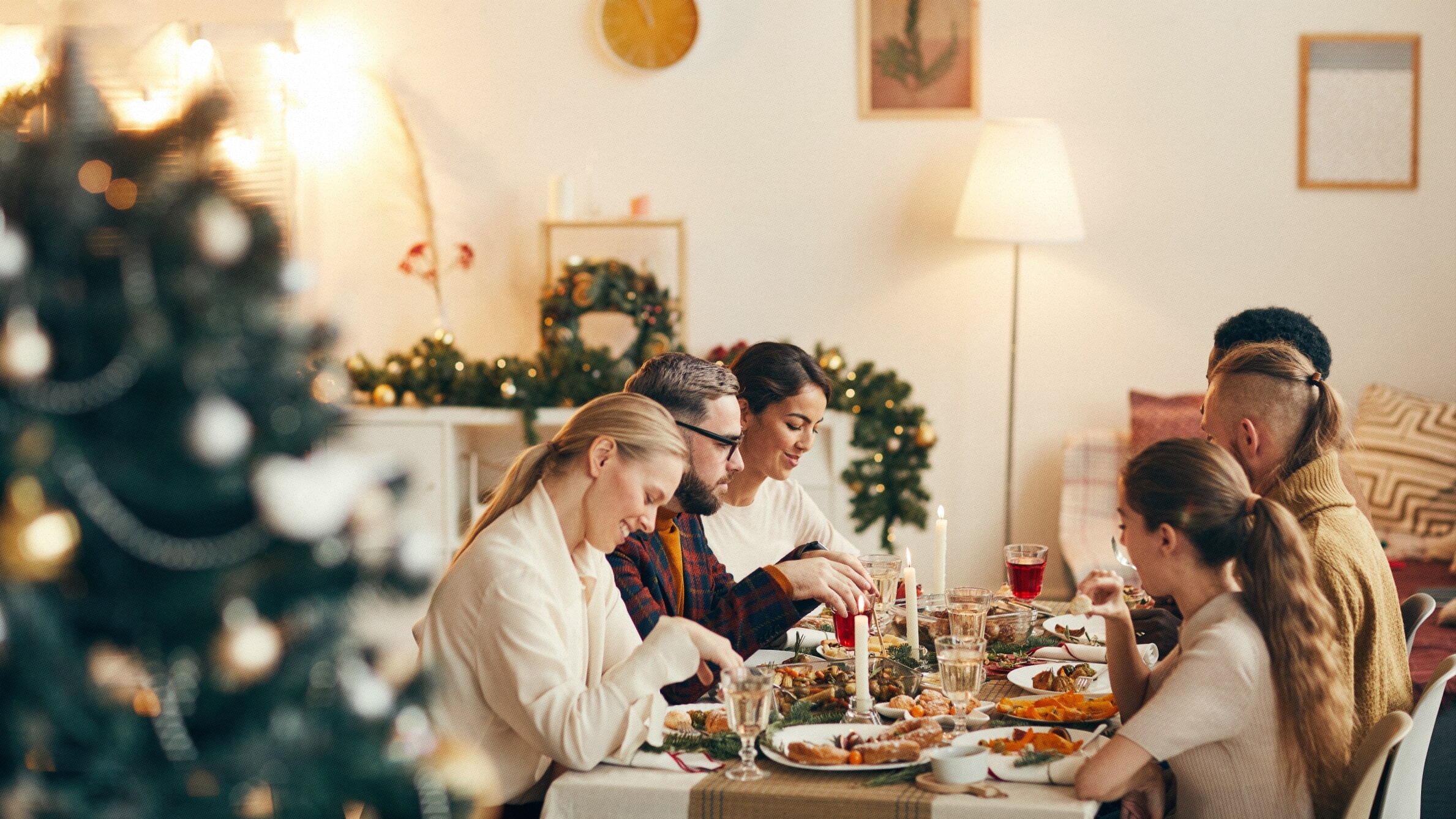 Dining room christmas decor ideas