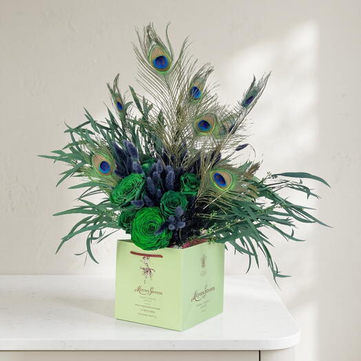 Peacock Dried Flower