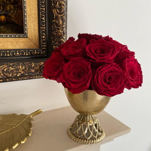 Forever Rose in vase