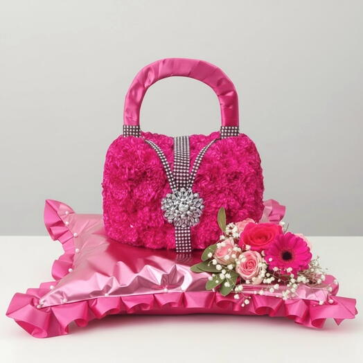 Висячий букет в виде дань уважения