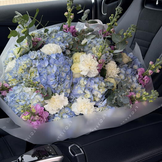 Blue Hydrangea Elegance