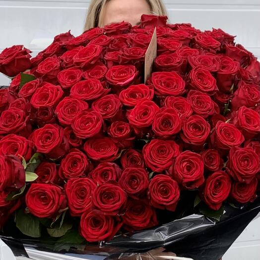 101 роза — высшая романтика