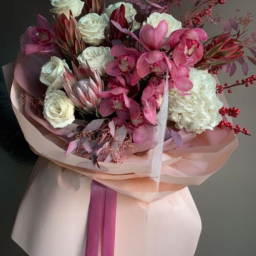 Букет из цимбидиумов