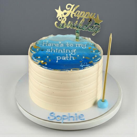 Bento Style Minimalist Birthday Cake – Custom   Handmade