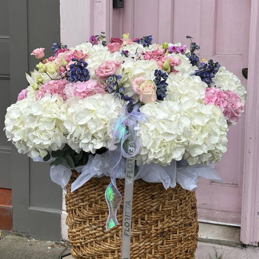 Whisper of Flowers  in basket