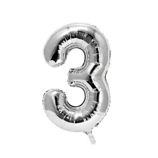 Foil Number Balloon 3