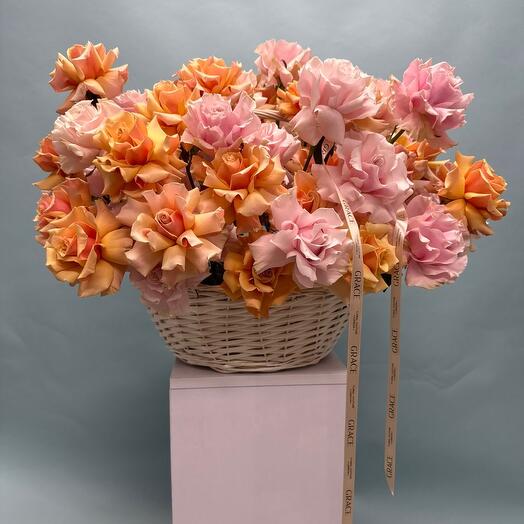 Цветы в корзине — сентябрь