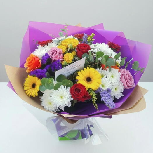 Великолепный смешанный букет