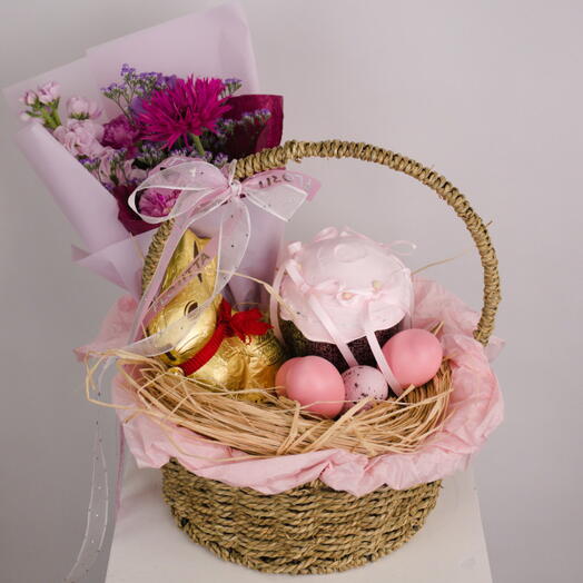 Pink Bloom Великодній кошик