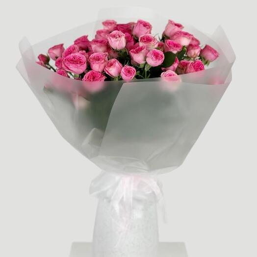 Flamingo Kiss (spray roses)