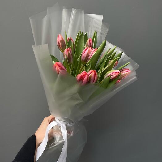 14 Pink Tulips