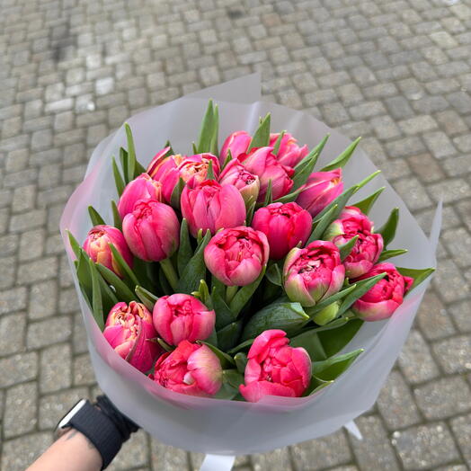 Premium Pink Tulip Bouquet