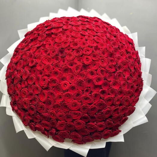 200 red roses