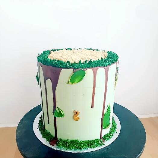🌿 Woodland Drip Cake 🌿