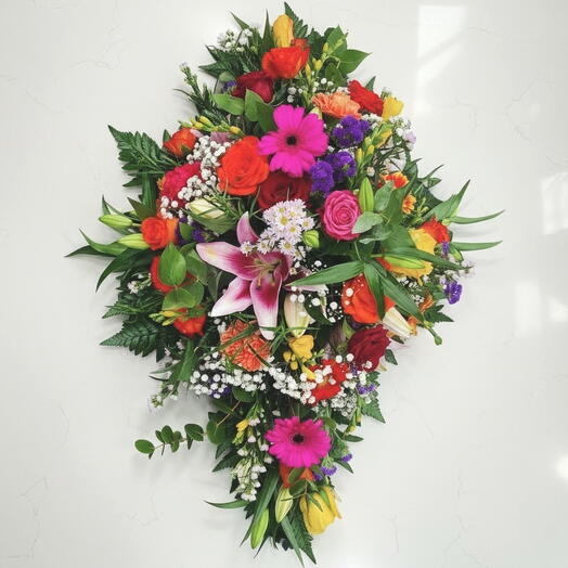 Двусторонняя цветочная композиция 3 фута