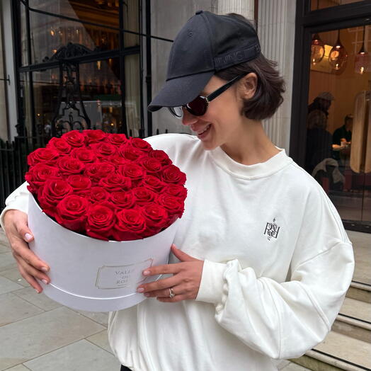 1 Year Lasting Red Roses