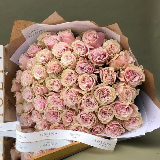 51 Blush Pink Rose Bouquet