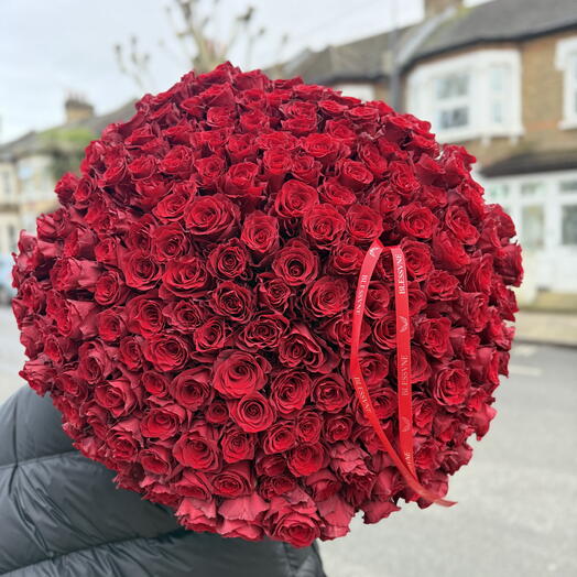 200 red roses