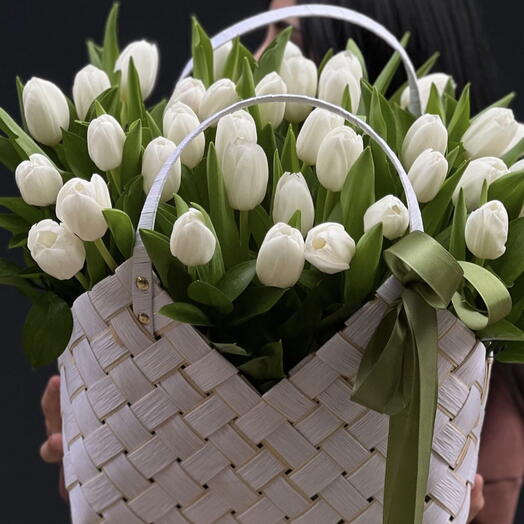 Tulips in a bag