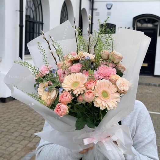 Peach Garden Mix Bouquet