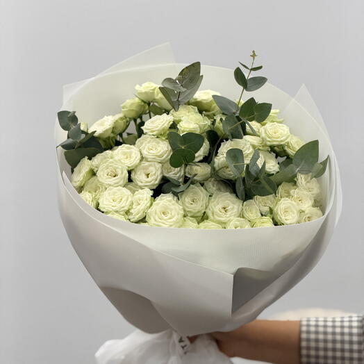 White Spray Rose Bouquet