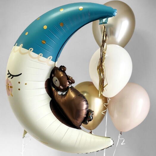 Goodnight Moon   Teddy Balloon Set