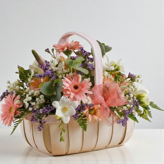 Flowers in a basket