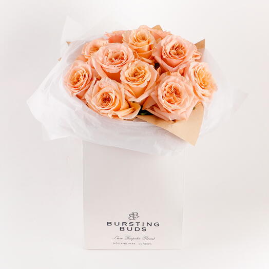 Шепчущая персиковая элегантность