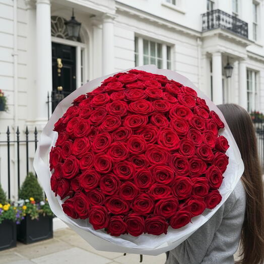 Red Roses for Women s Day 101 stems