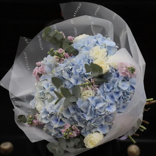 Bluebell dew bouquet