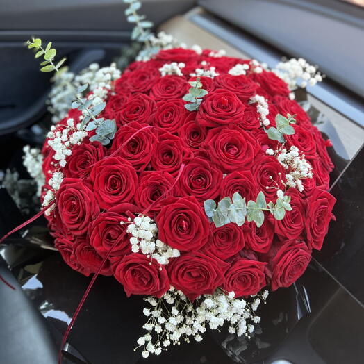 80 Luxury Red Roses