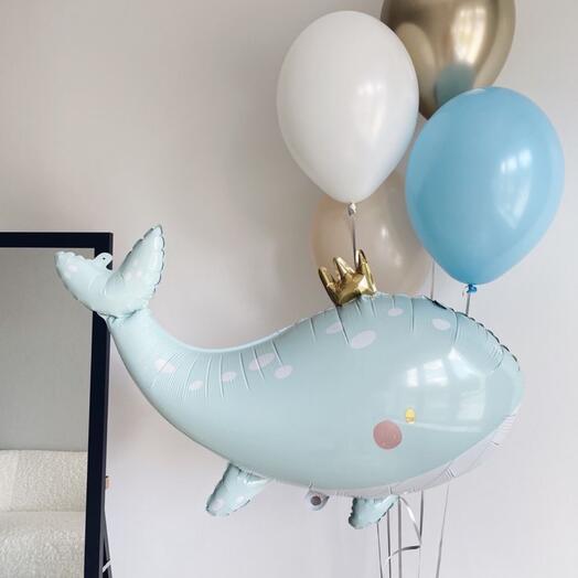 Whale Balloon Set