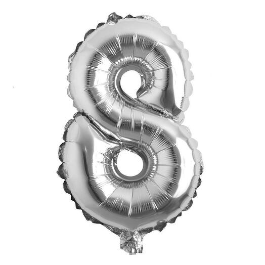 Foil Number Balloon 8