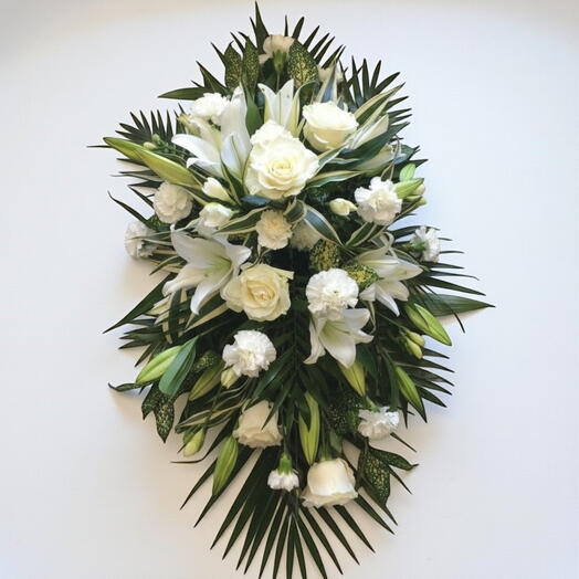 Rose casket spray