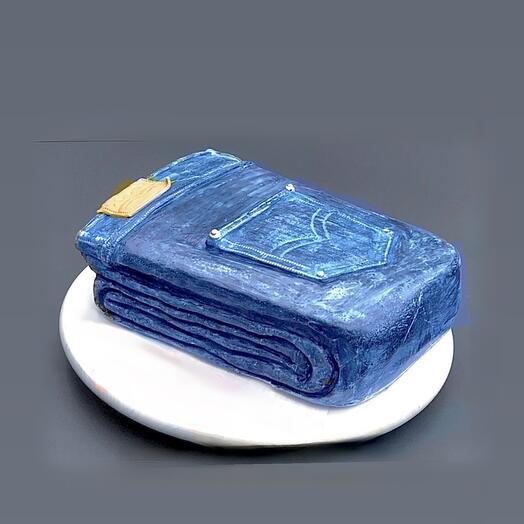 Folded Jeans Cake