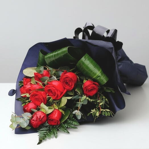 Букет красных роз «Безумная любовь»