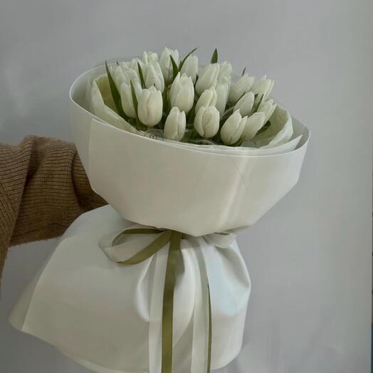 White tulips