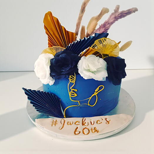 Golden elegance cake