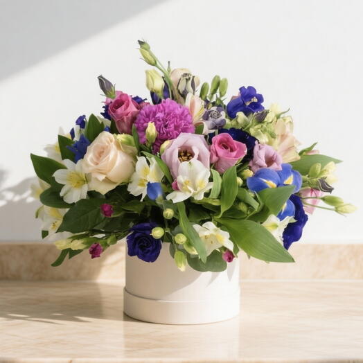 Happy Day flower arrangement in a box