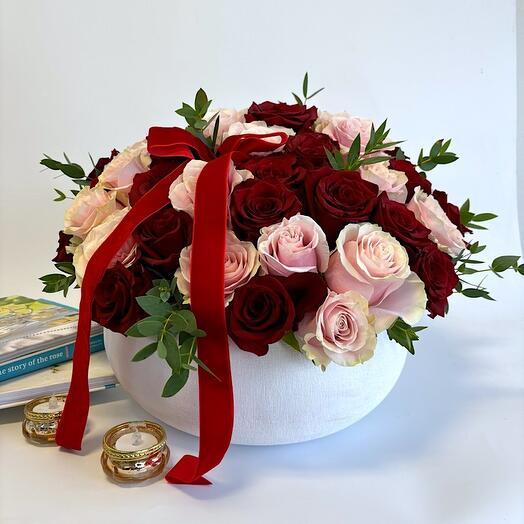 Букет из роз "Любовь и восхищение"