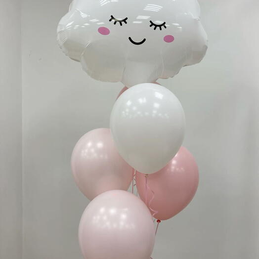 Smiling Cloud Balloon Set