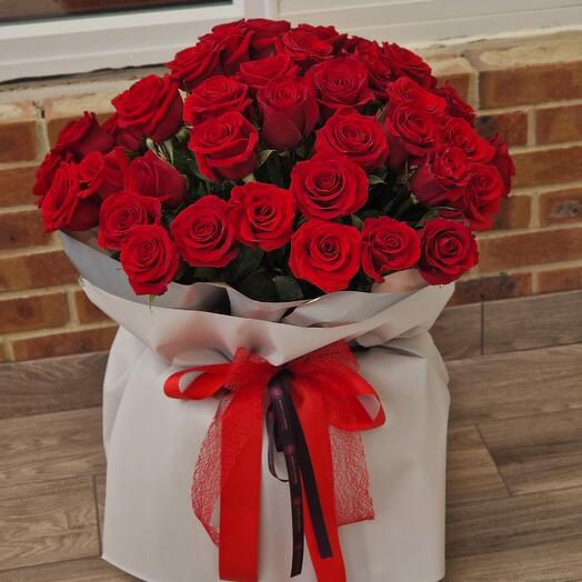50 Red Roses Bouquet