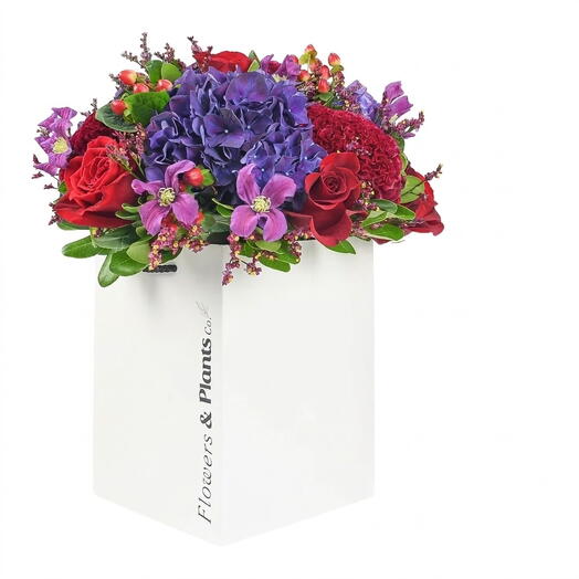 Гортензии и ягоды